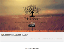 Tablet Screenshot of myharvest.us
